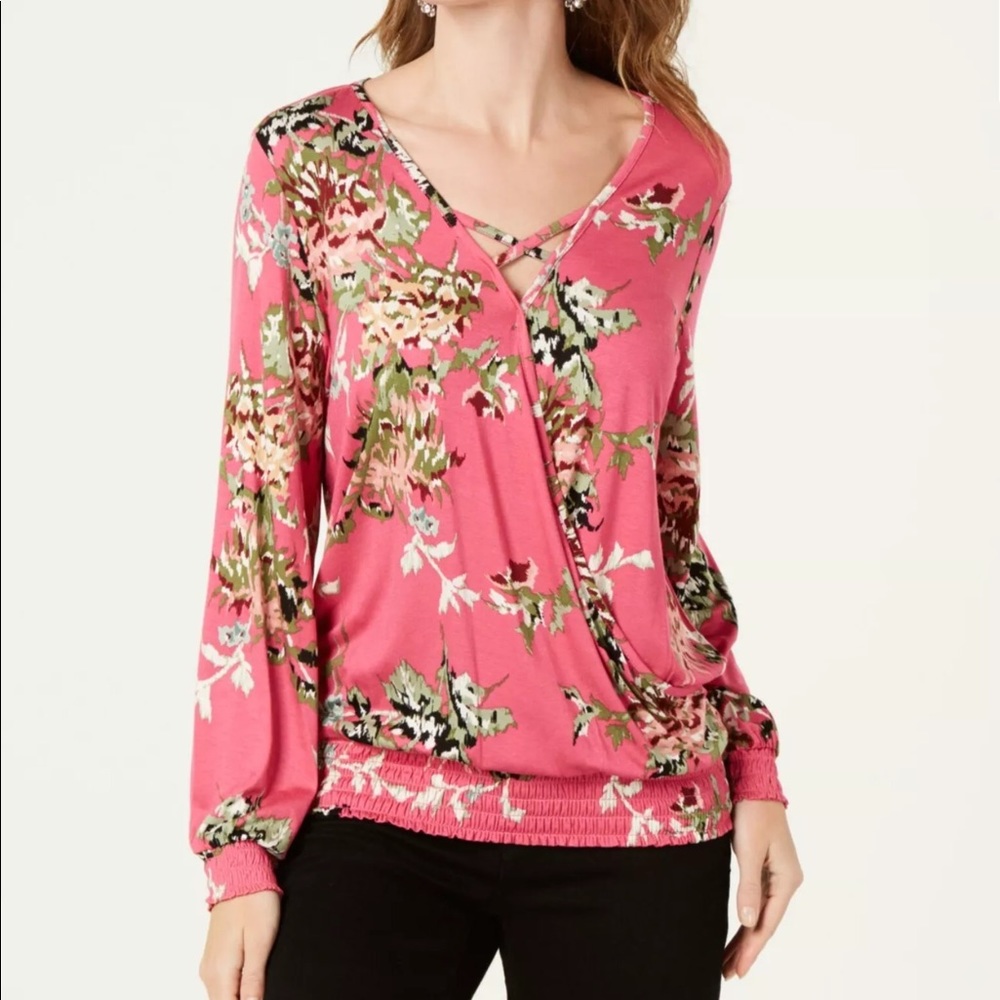 Style & Co boho peasant blouse